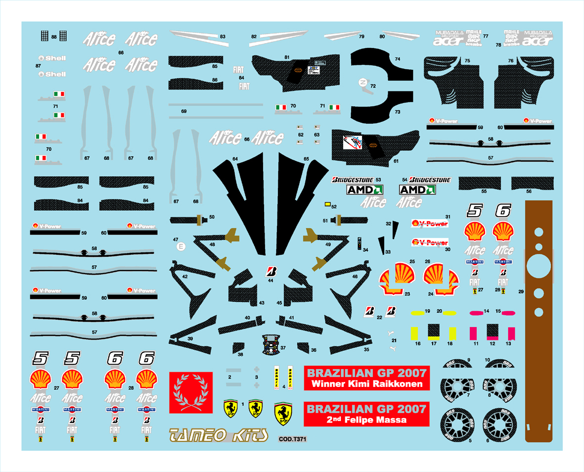 Tameo Kits TMK 374 kit scala 1/43 da verniciare