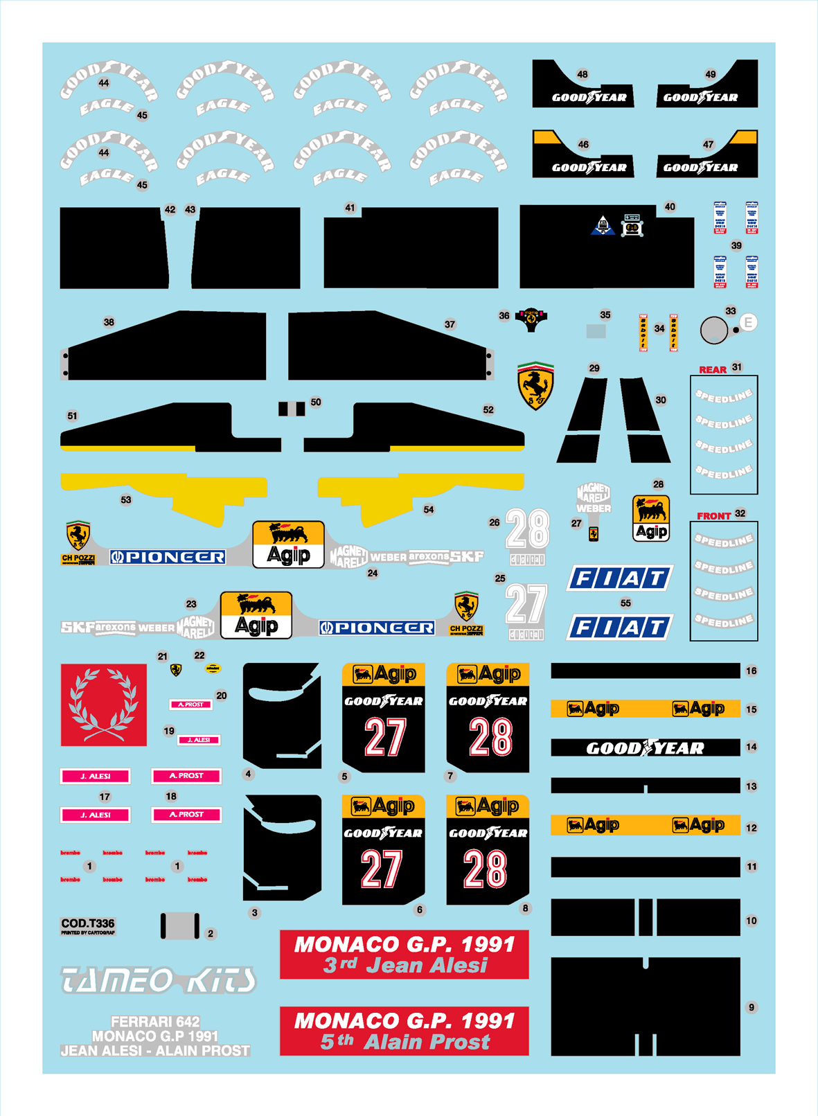 Tameo TMK 348 kit modello 1/43 metallo
