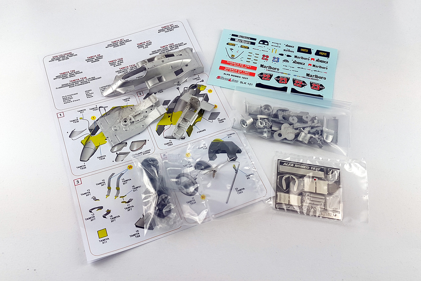 Tameo Kits SLK 121 kit montaggio 1/43