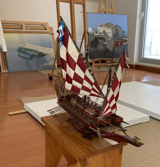 MarisStella San Girolamo 68cm kit modello galea legno 1:75 Lepanto