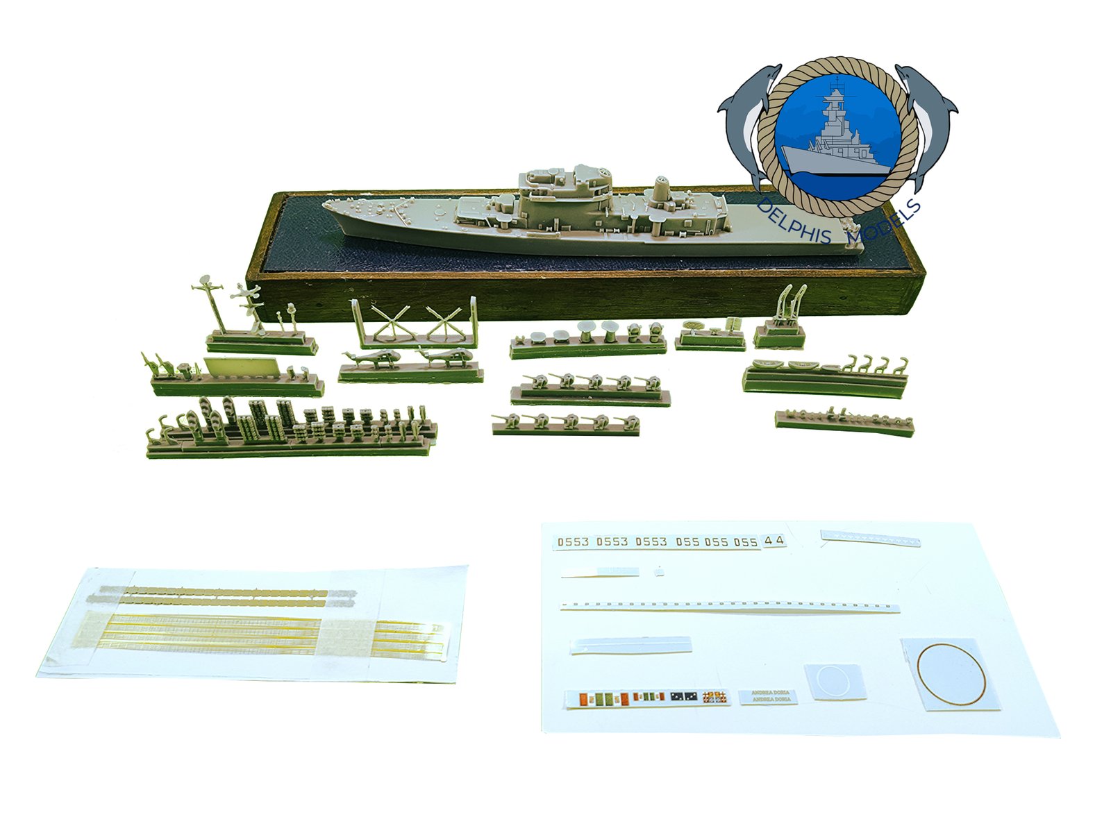 Delphis Models Andrea Doria C 553 incrociatore kit 1/700 fotoincisioni