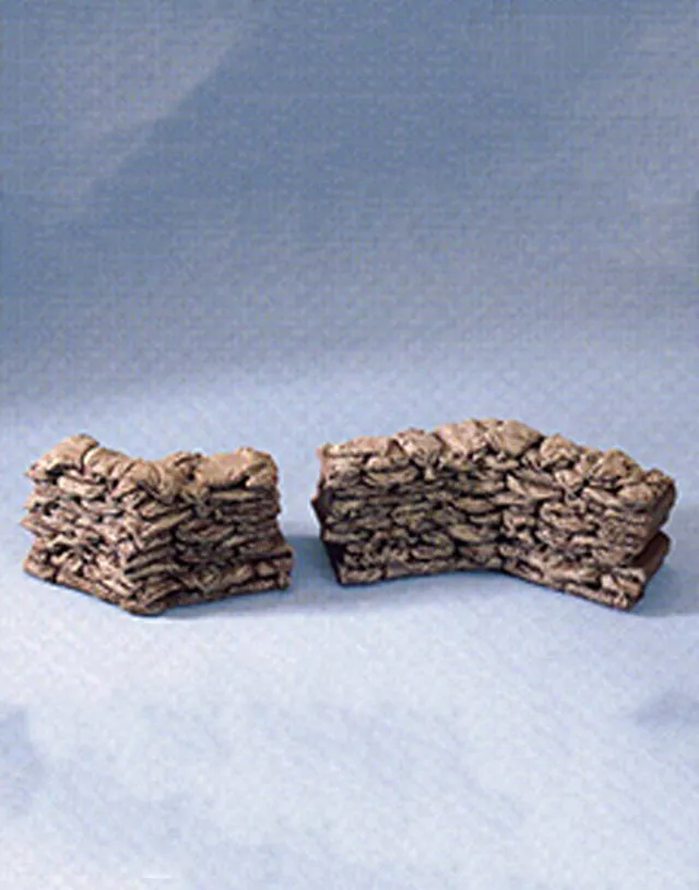 Model Cellar Interlocking Sandbag Sections accessorio sacchi zig-zag