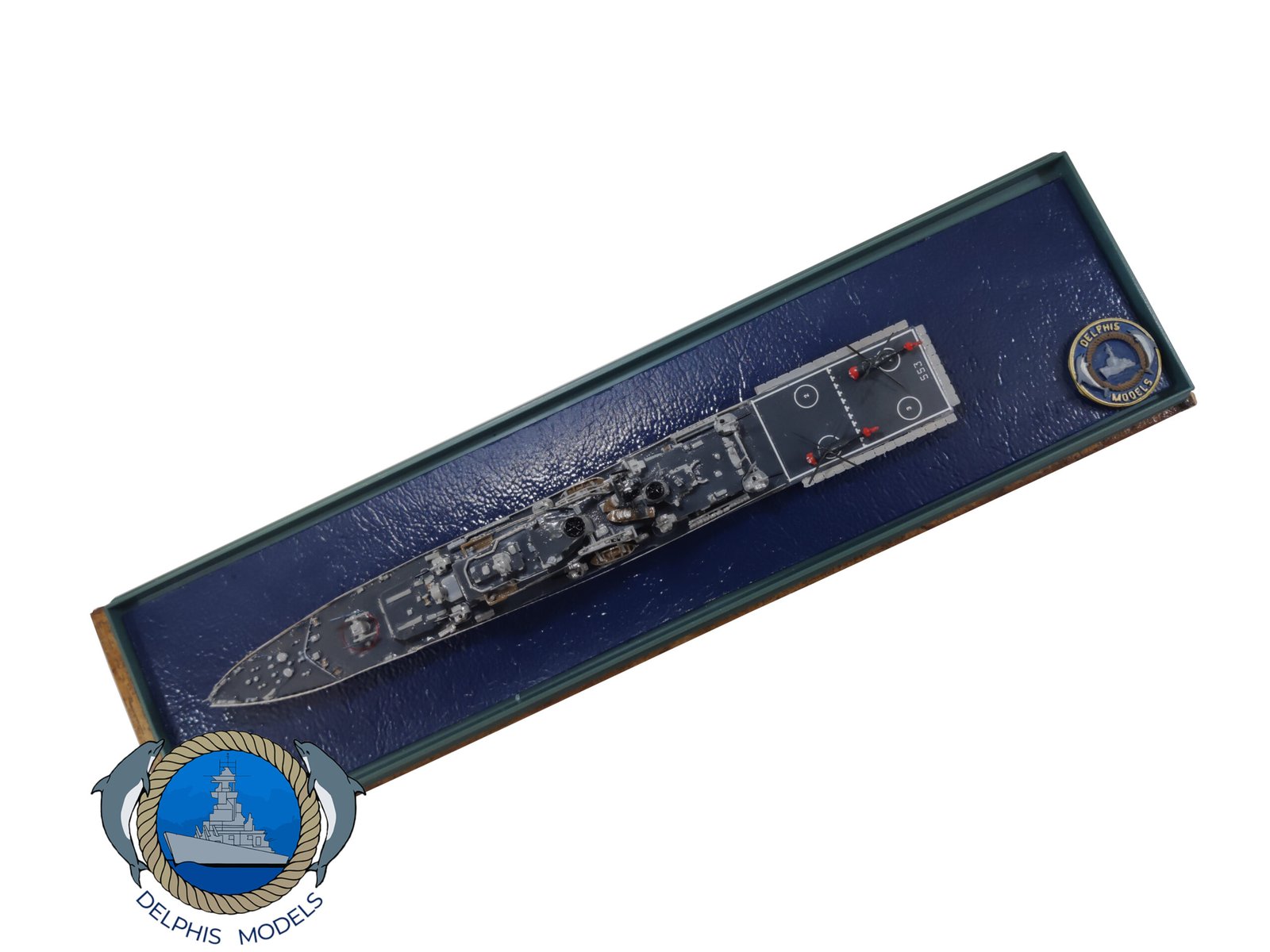 Delphis Models Andrea Doria C553 incrociatore modello montato 1/700