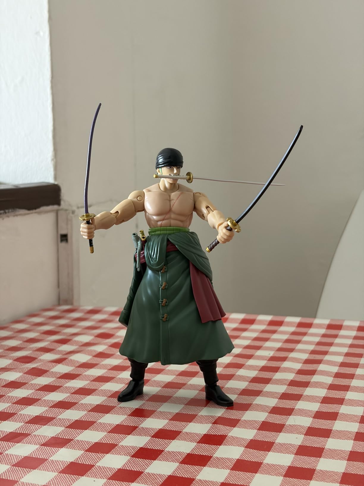 Bandai Anime Heroes Roronoa Zoro Three Sword action figure 17 cm