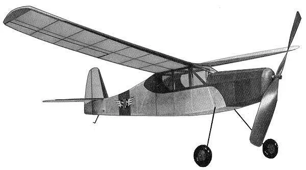 SIG Tiger kit elastico balsa volo libero