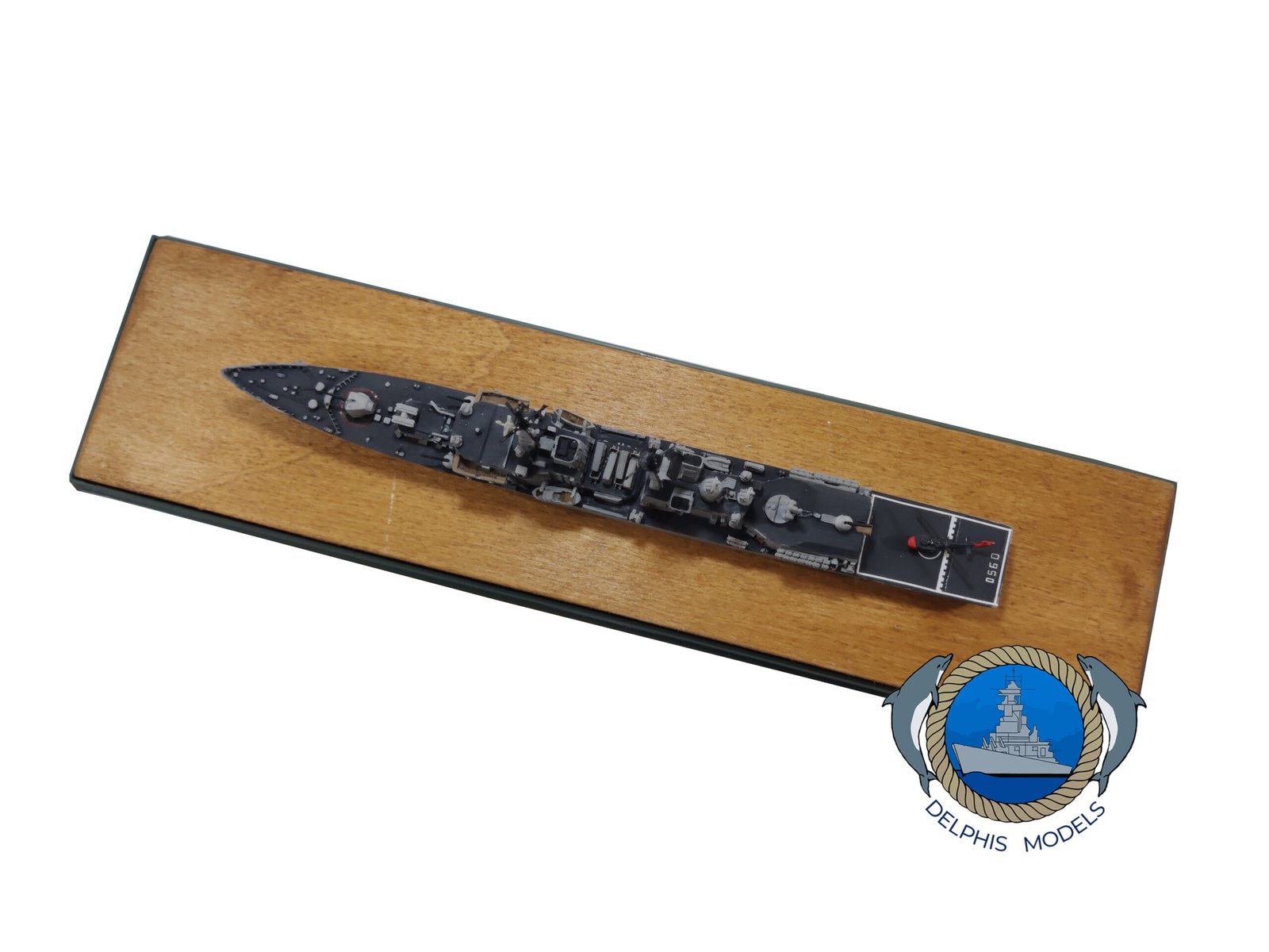 Delphis Models Durand de la Penne D560 modello montato con teca