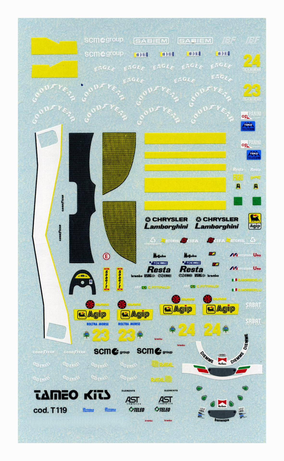 Tameo TMK 154 kit montaggio 1/43 metallo