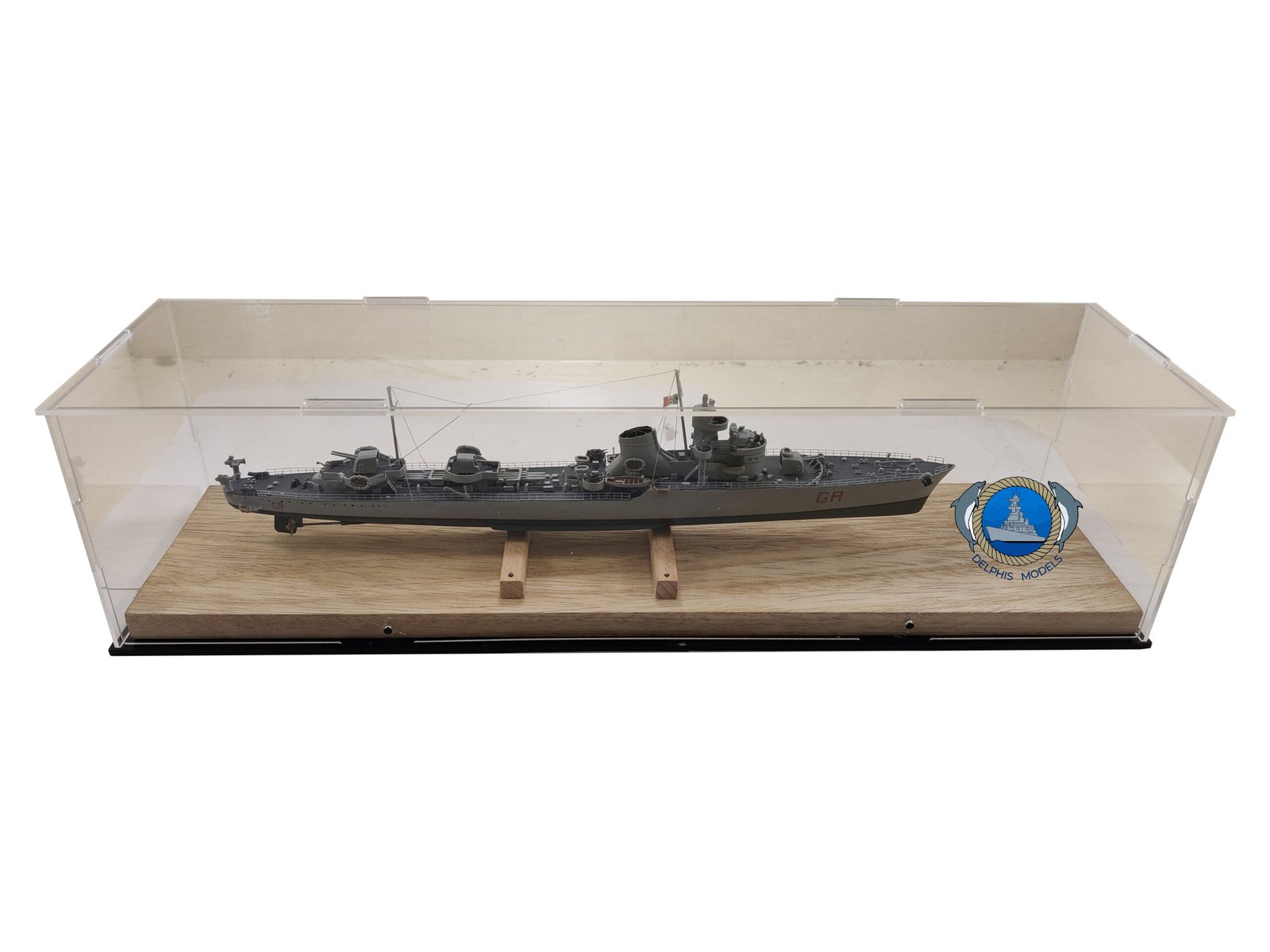 Delphis Models Grecale modello nave montato classe Maestrale