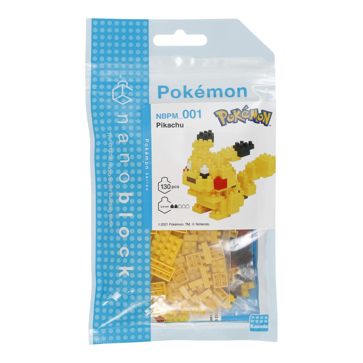 Nanoblock Pokemon Pikachu costruzioni NBPM001 150 pezzi