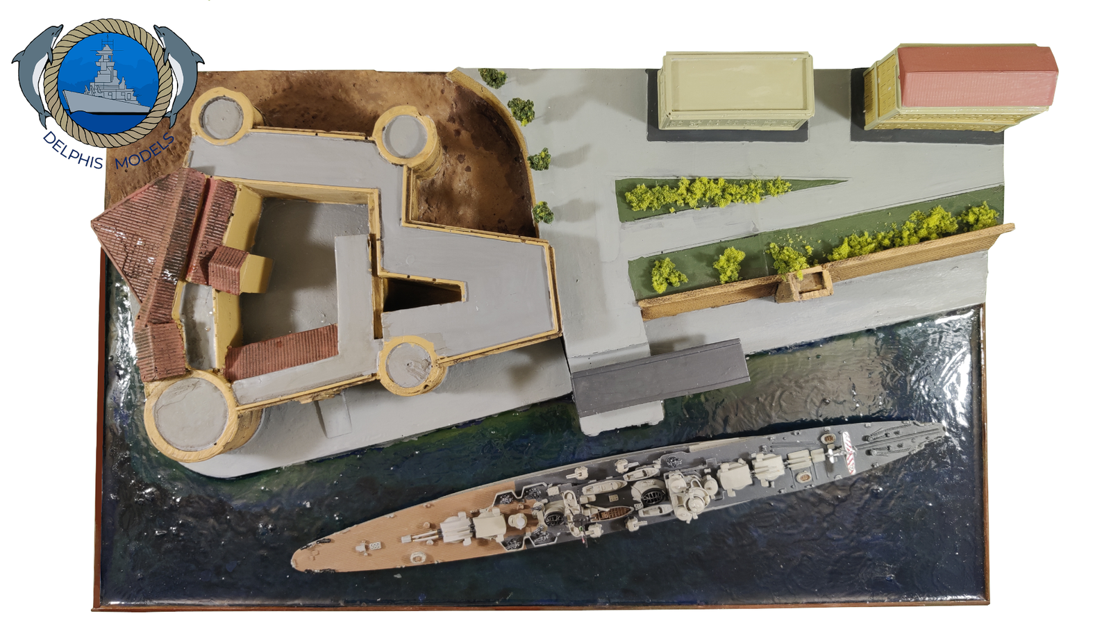 Delphis Models Castello Taranto diorama 1/700 pronto