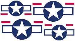 SIG Stars and Bars decal 4 inch Stik-Tite 4 pezzi USA