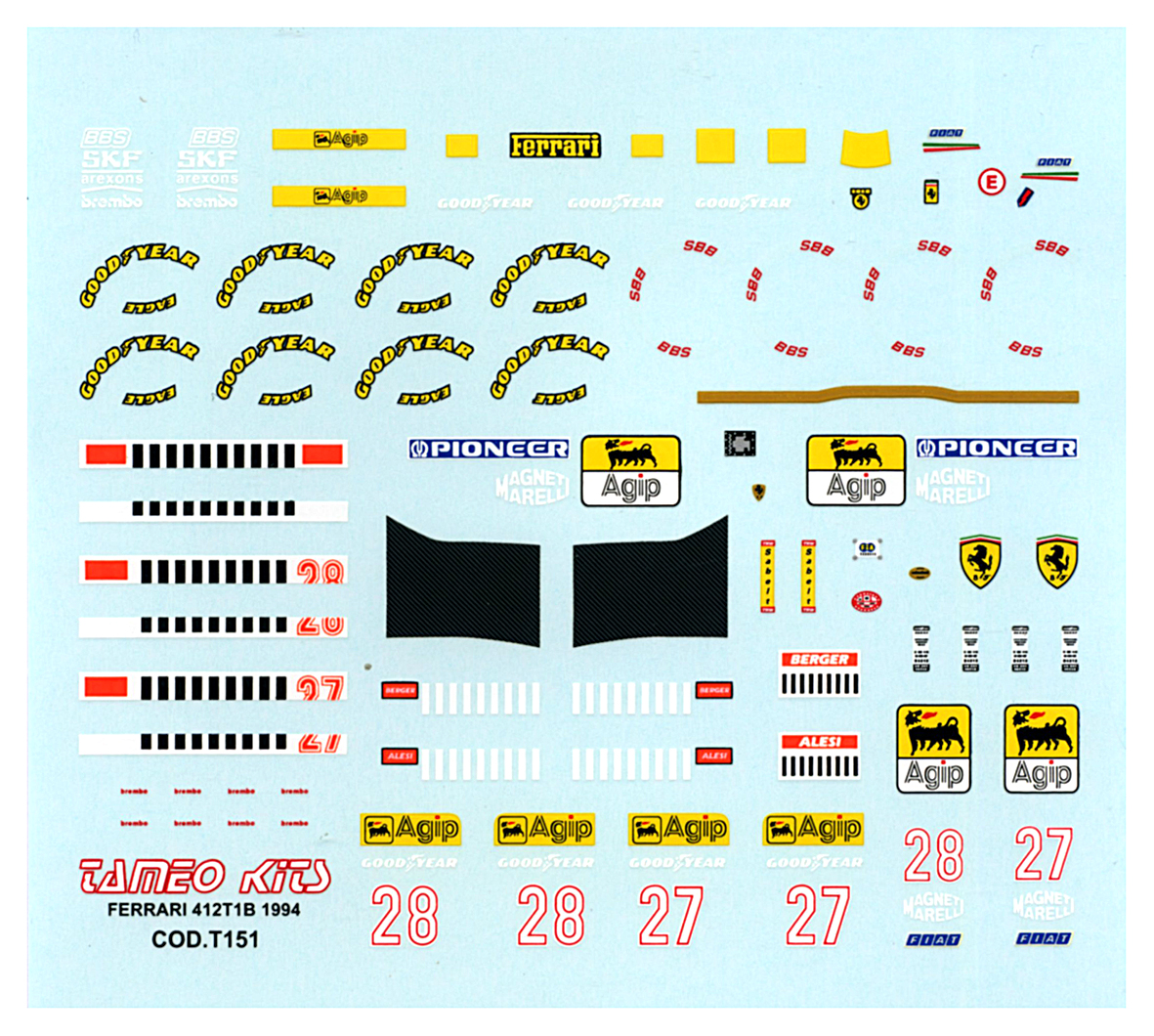 Tameo Kits TMK 189 kit montaggio scala 1/43