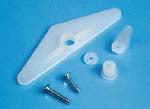 SIG Bellcrank 90 Degree squadretta nylon 1 pz autolubrificante