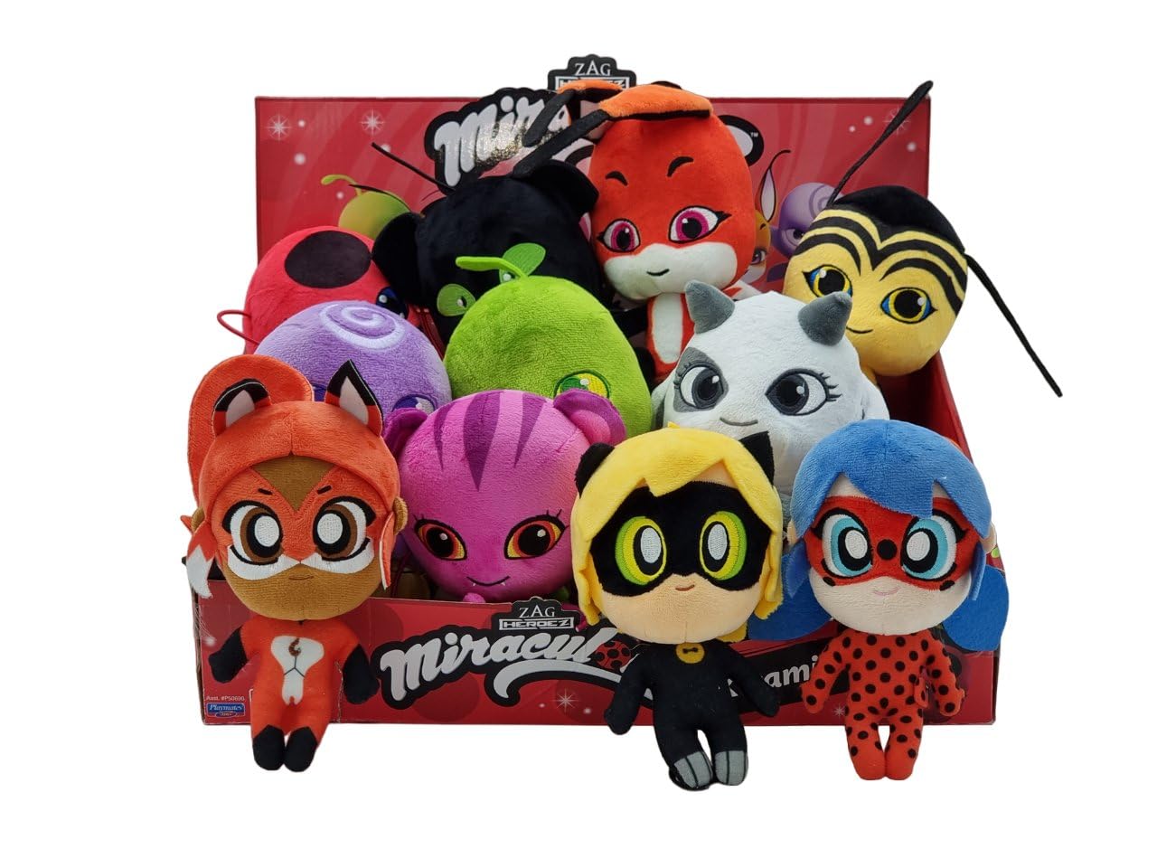 Miraculous Kwami Ziggy peluche 15 cm capra grigia