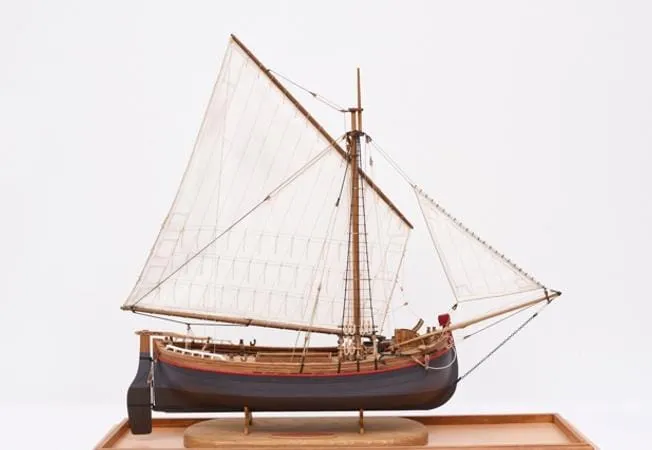 MarisStella Brazzera 1:32 kit modello nave 72cm legno noce
