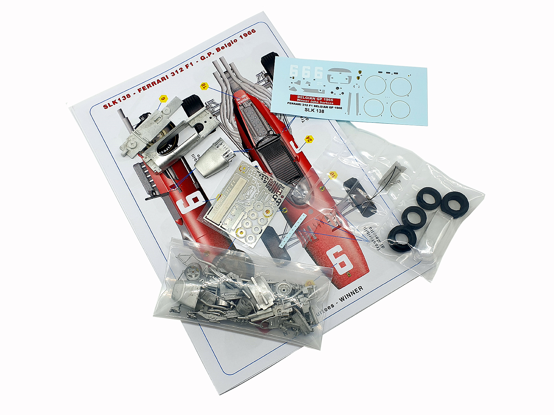 Tameo Kits SLK 138 kit montaggio scala 1/43
