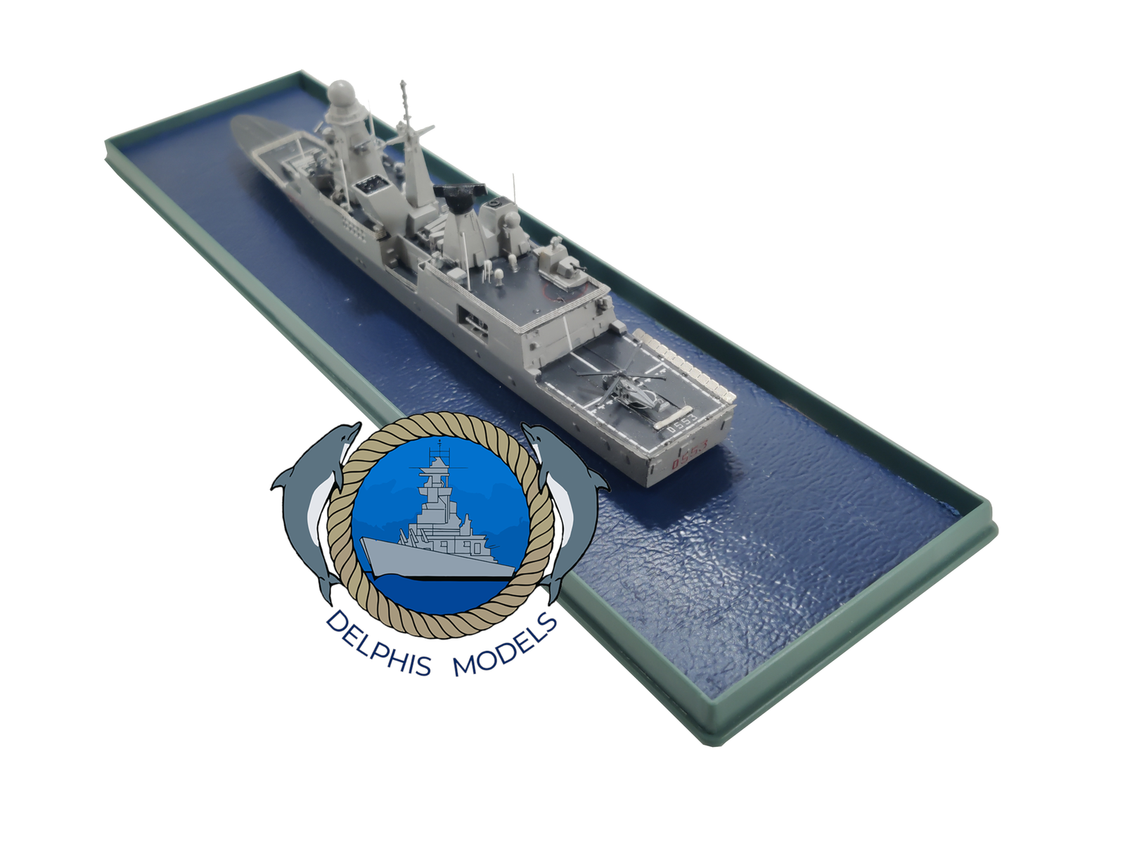 Delphis Models Andrea Doria D553 Orizzonte modello montato Marina Militare
