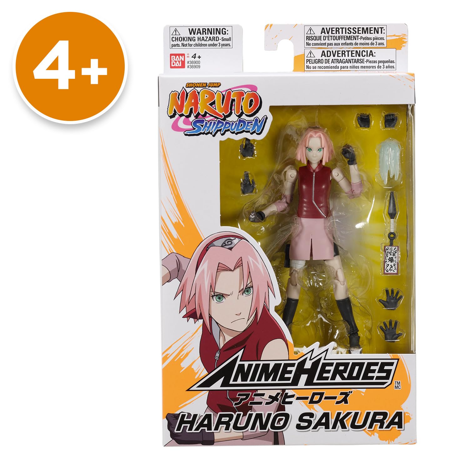 Bandai Anime Heroes Sakura Haruno Naruto action figure 17 cm
