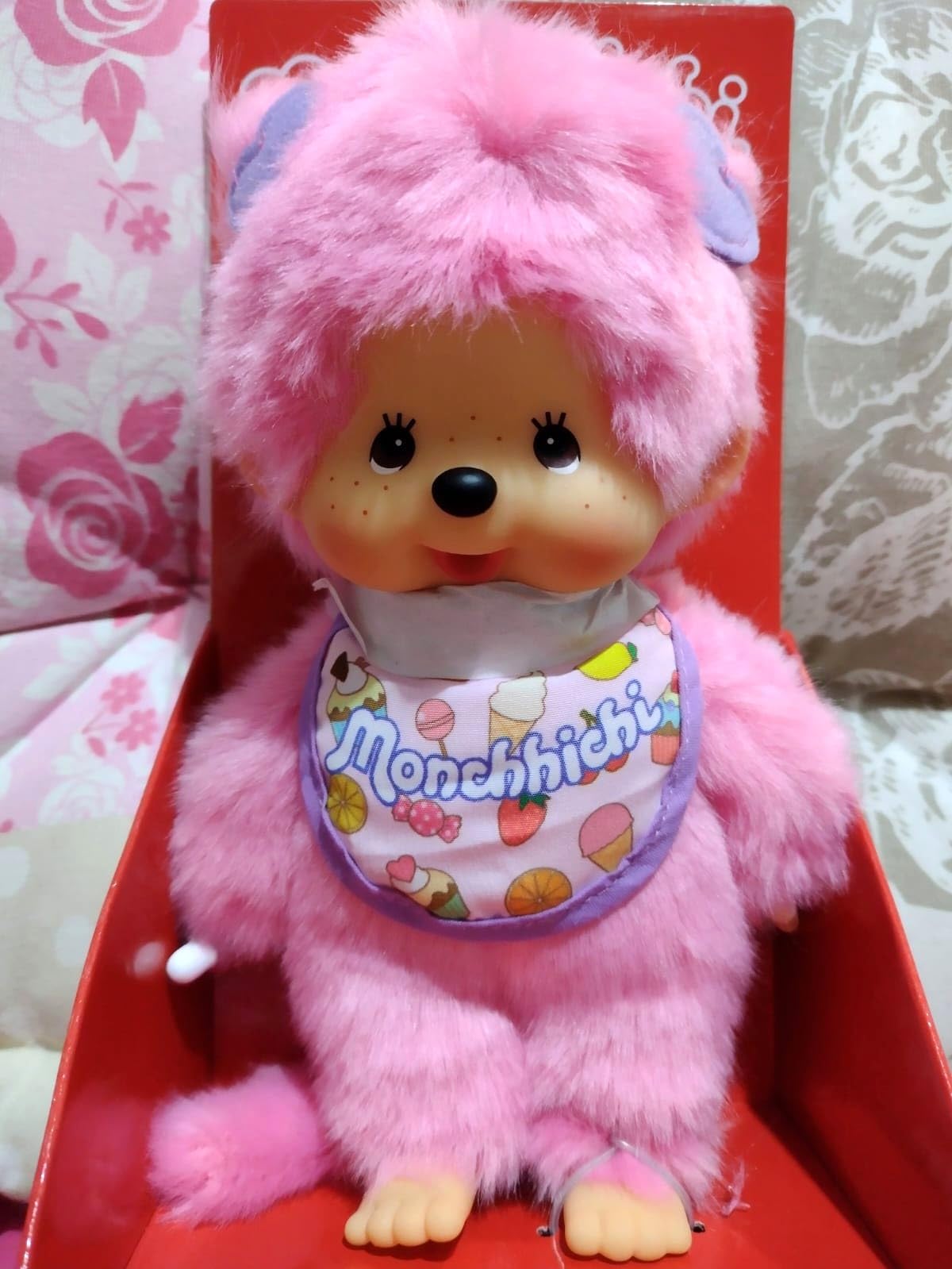 Bandai Monchhichi Unicorno peluche 20 cm anni 80