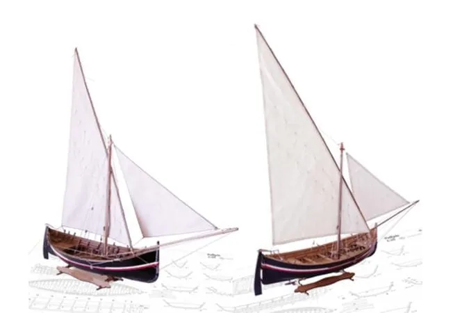 MarisStella Falkusa 1:20 kit nave legno 70,4 cm vele
