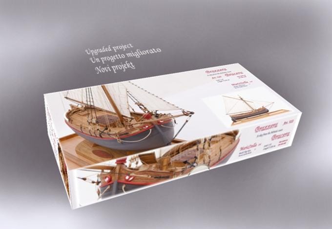 MarisStella Brazzera kit nave legno 1:32 adriatica