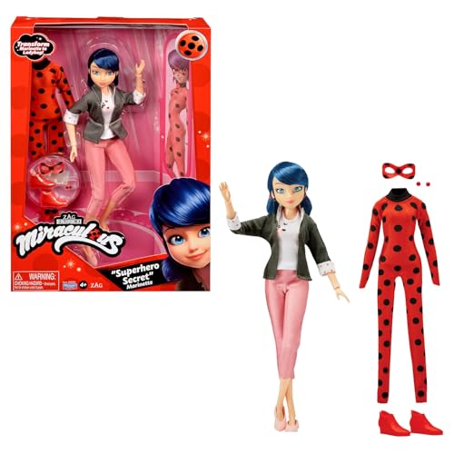 Bandai Miraculous Marinette Ladybug bambola 26 cm 2 outfit articolata