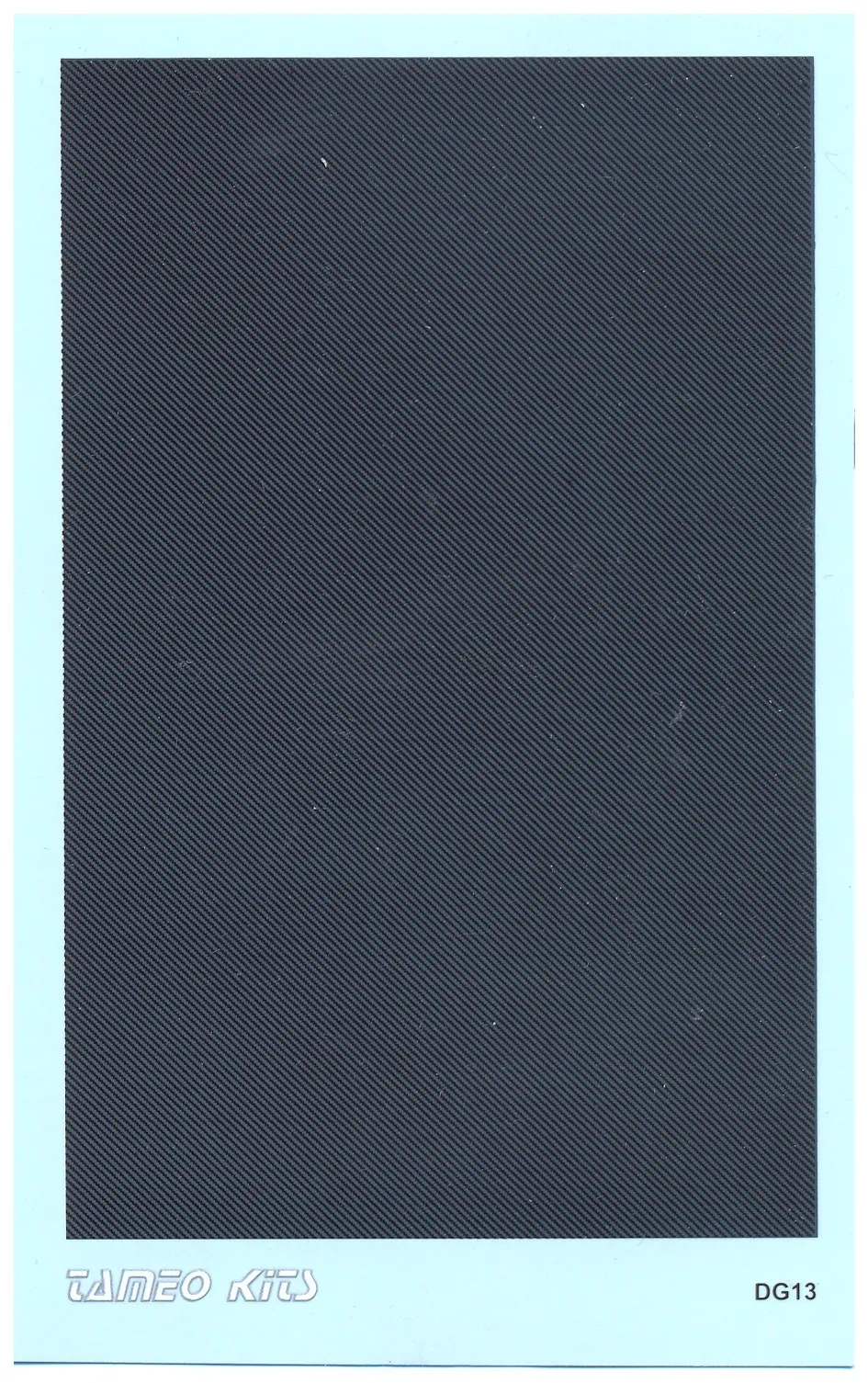 Tameo Kits DG 13 decal carbonio nero 103x87 1 pezzo
