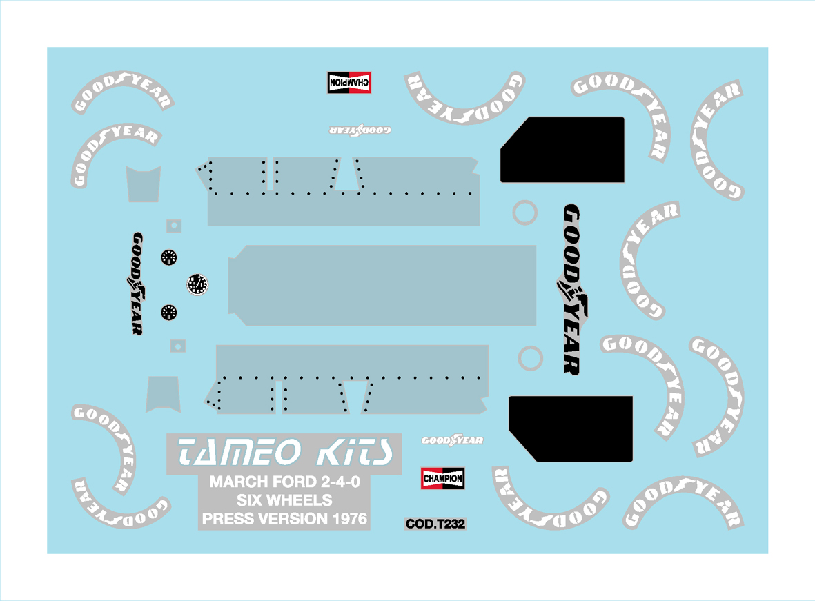 Tameo Kits TMK 260 kit modello 1/43 da montare