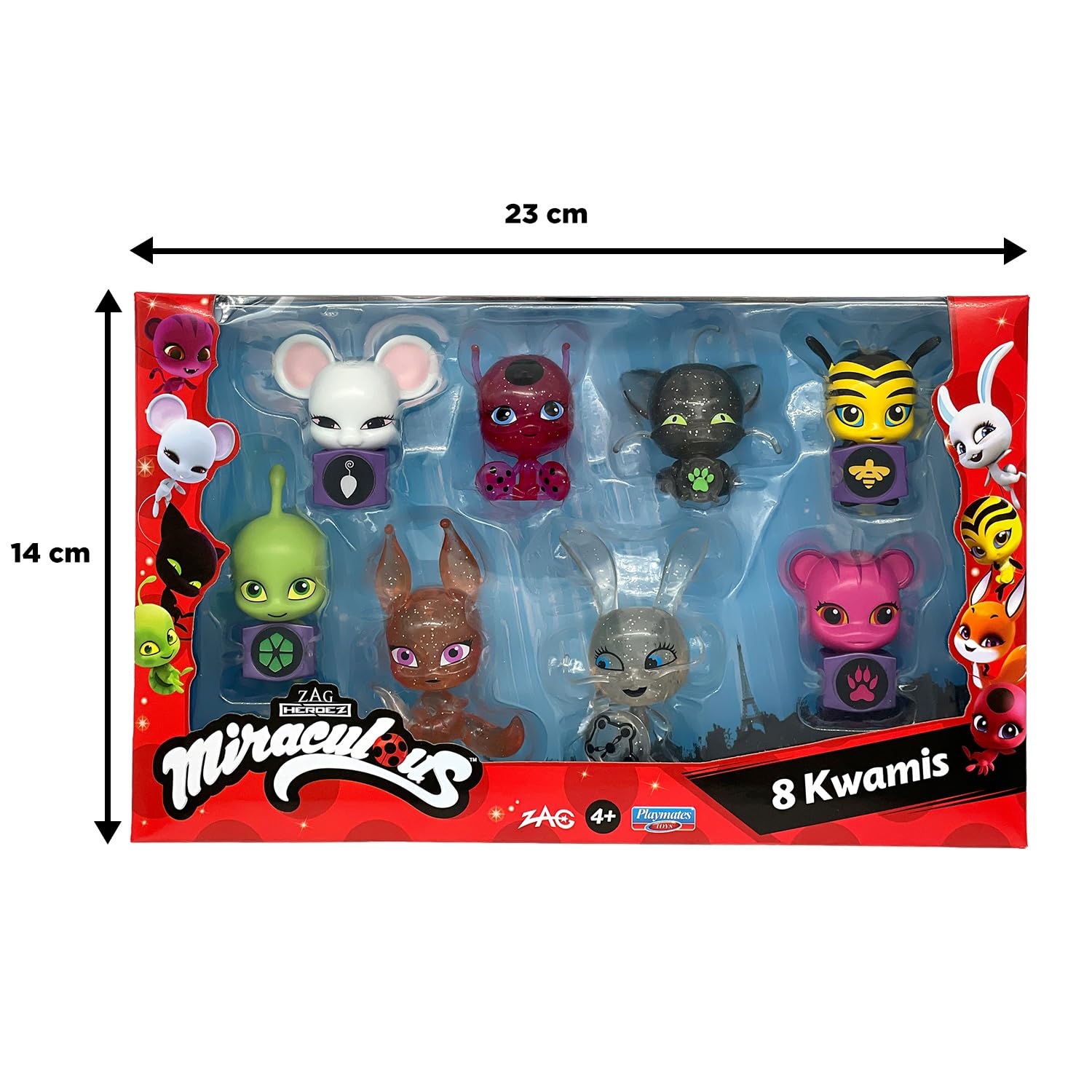 Miraculous Kwami set 8 mini-figure da collezione P50532