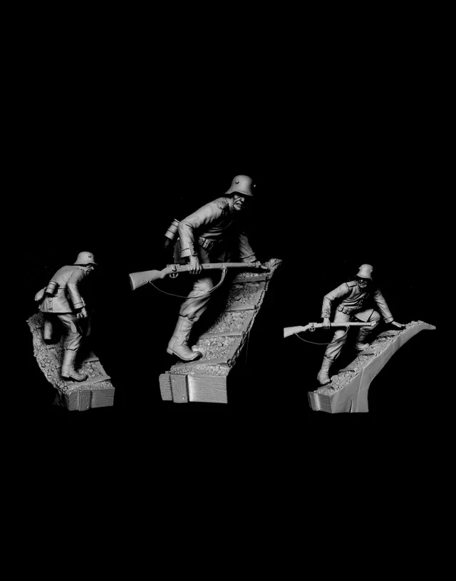 Model Cellar WWI Rifleman vignetta fante tedesco