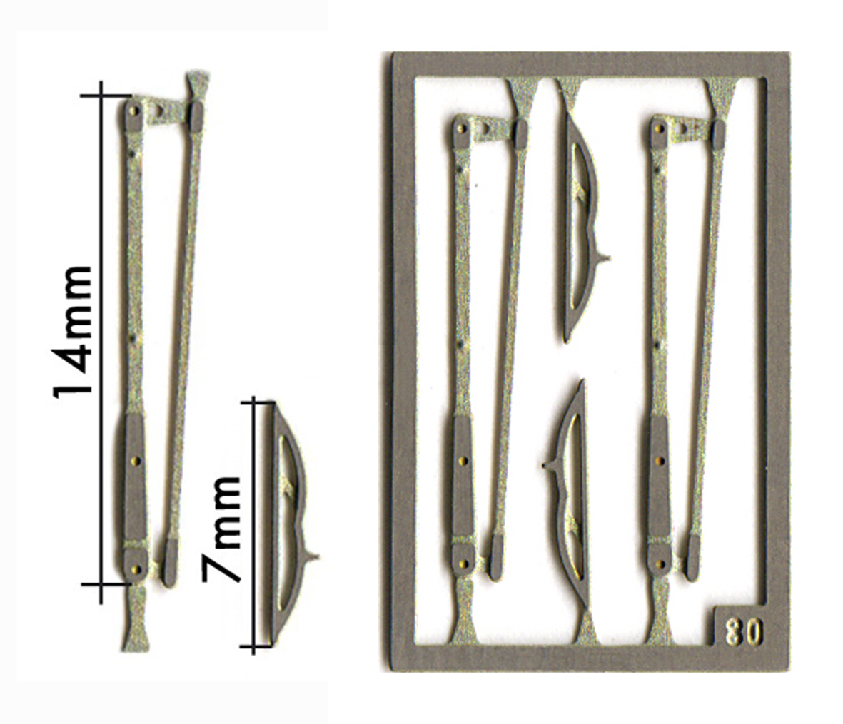 Tameo Kits FT 04 tergicristalli tipo A 4 pezzi