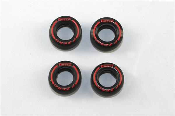 Tameo PWT 26 pneumatici Pirelli hard arancio 1/43