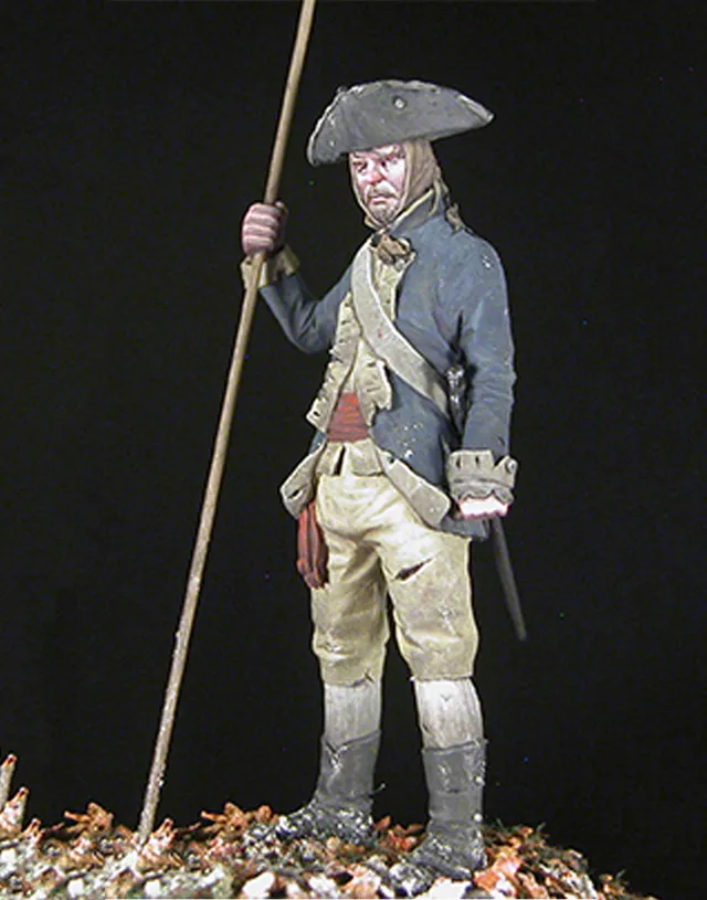 Model Cellar Valley Forge Militia #3 statuetta resina