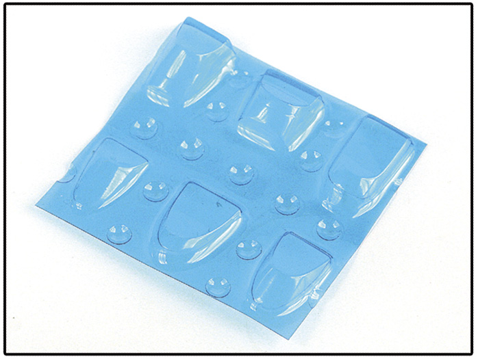 Tameo Kits PG 27 vetrini parabrezza blu 2 set