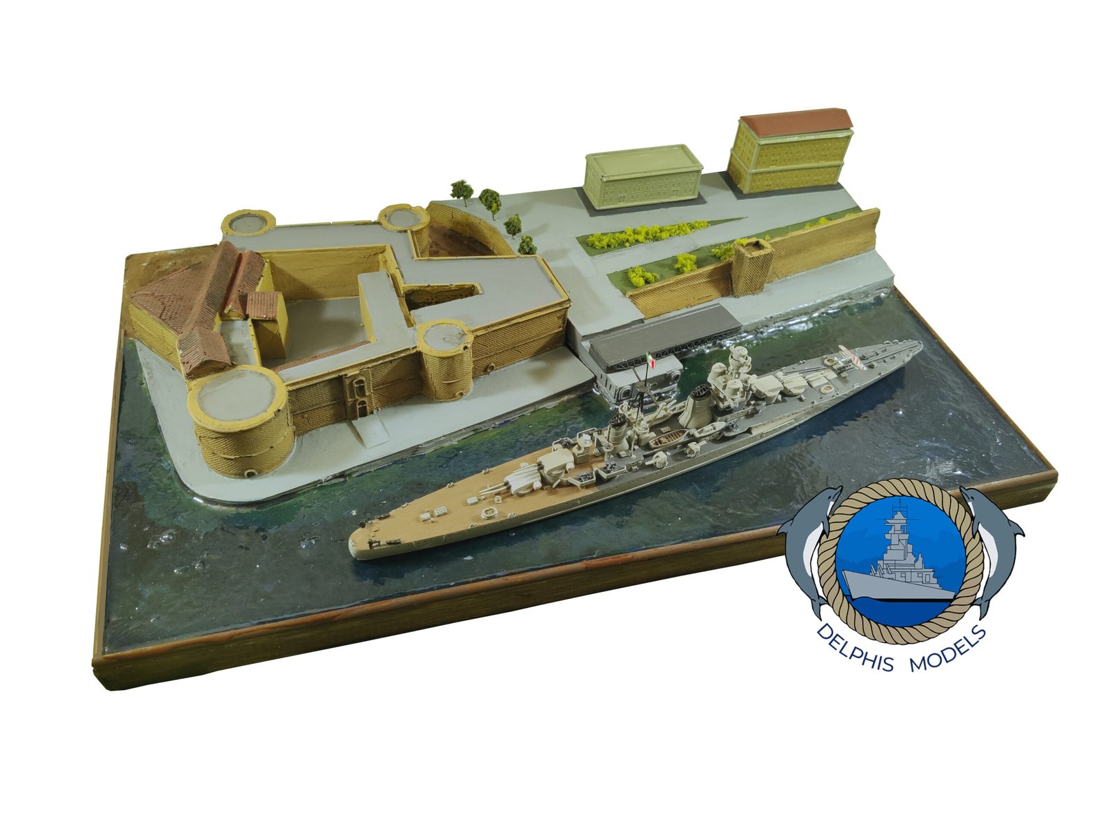 Delphis Models Castello Taranto diorama 1/700 pronto
