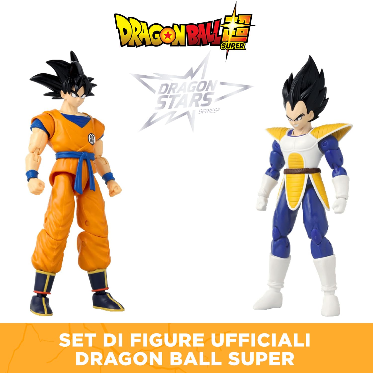 Bandai Dragon Stars Vegeta vs Goku action figure 17 cm pack 2