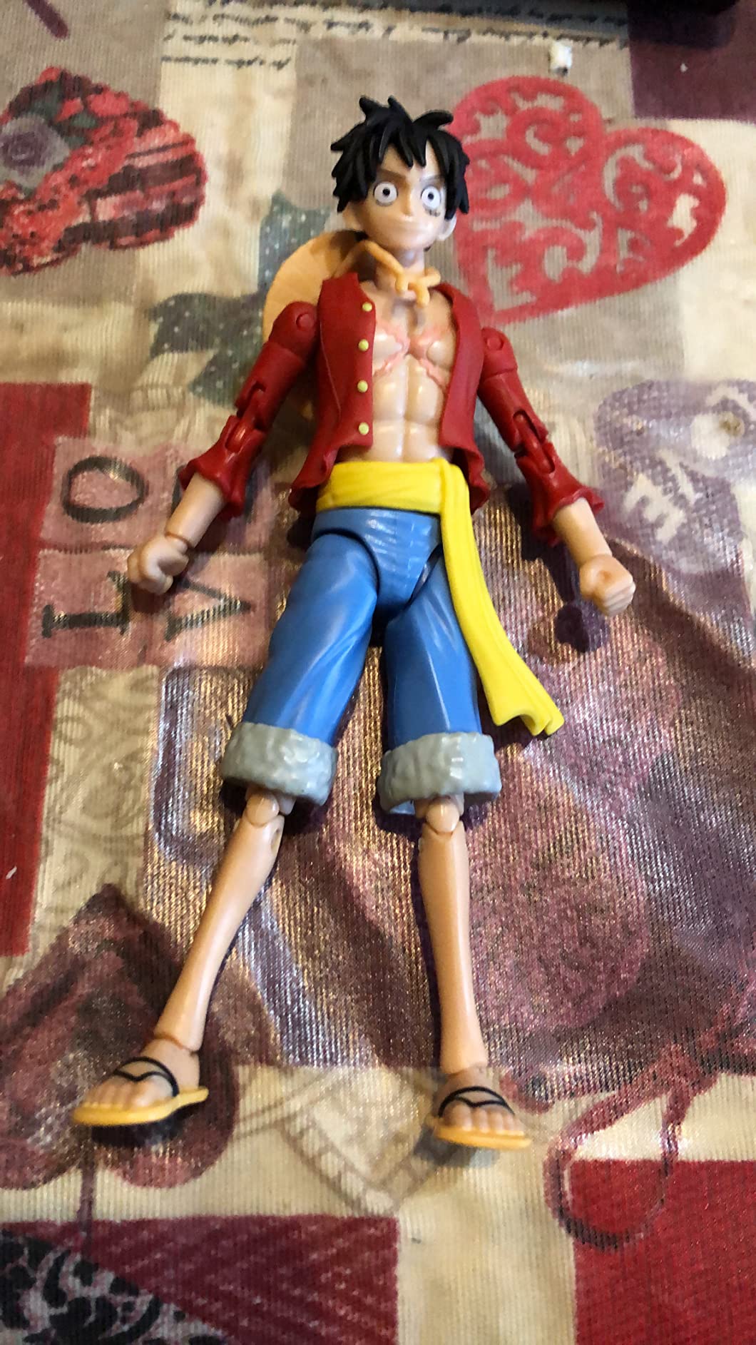 Bandai Anime Heroes Monkey D. Rufy action figure 17 cm articolata