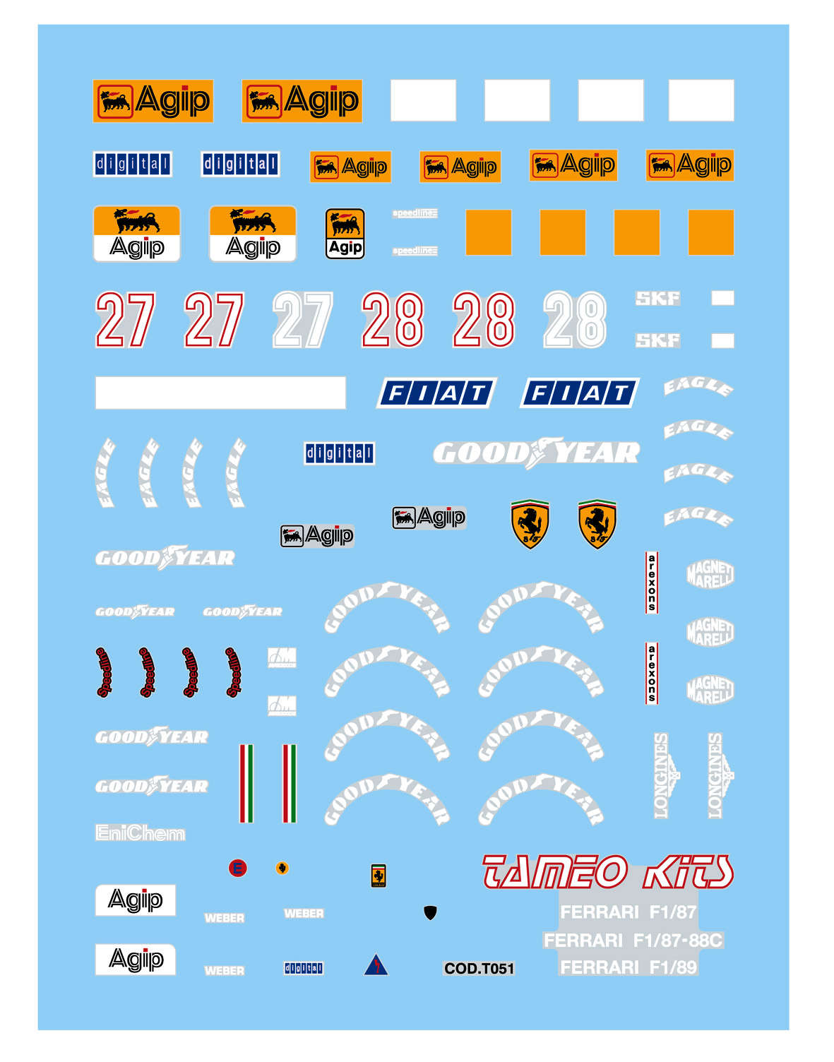 Tameo Kits TMK 088 kit auto in metallo