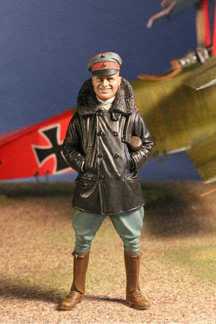 Model Cellar Manfred von Richthofen figurino WWI con bastone