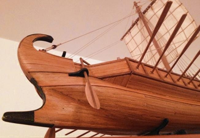 MarisStella Liburnian Monoreme 1:63 kit nave 56,9cm noce