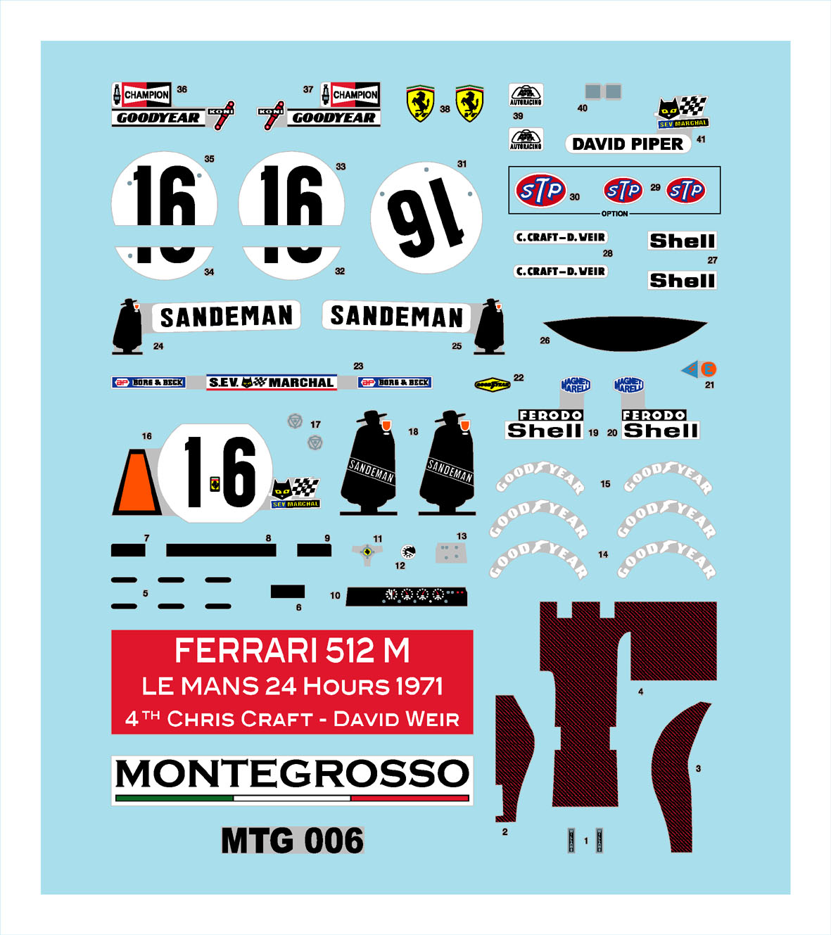 Tameo Kits MTG 006 kit auto 1/43 da verniciare