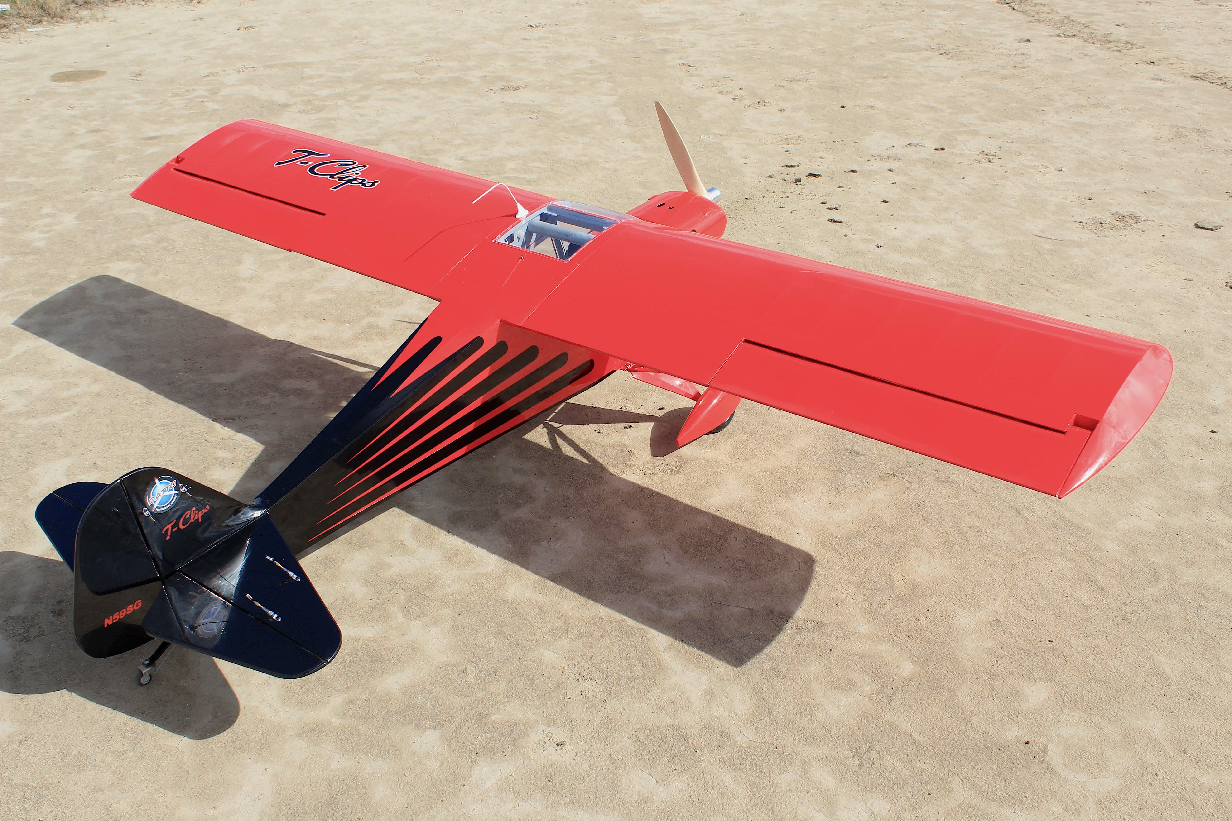 SIG T-Clips 1/4 ARF aereo RC 90" balsa
