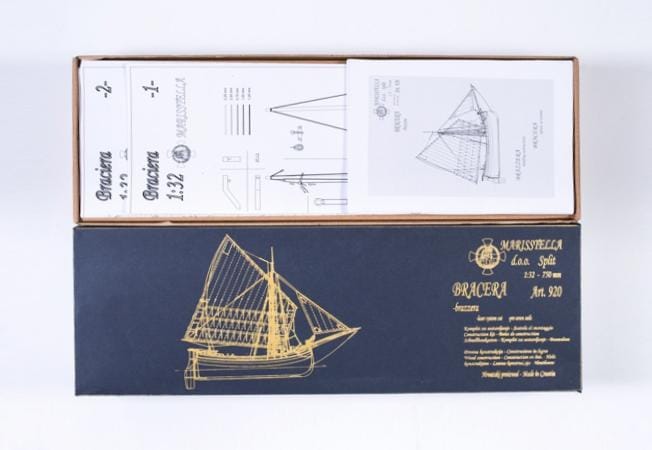 MarisStella Brazzera kit nave legno 1:32 adriatica