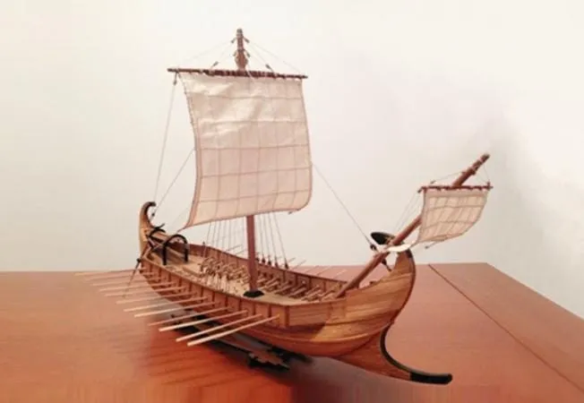 MarisStella Liburnian Monoreme 1:63 kit nave 56,9cm noce
