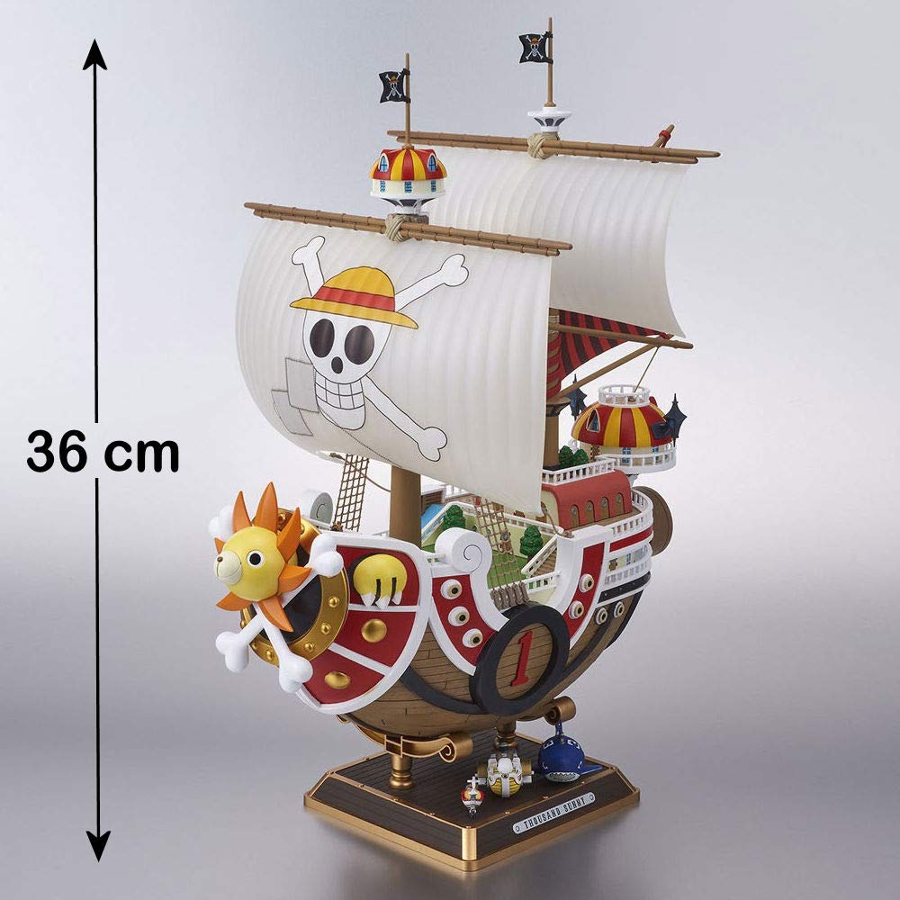 Bandai One Piece Thousand Sunny Wano kit modello multicolore