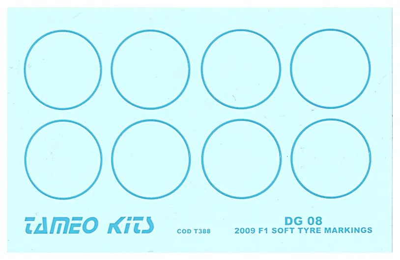 Tameo Kits DG 08 pneumatici 2009 1 pezzo