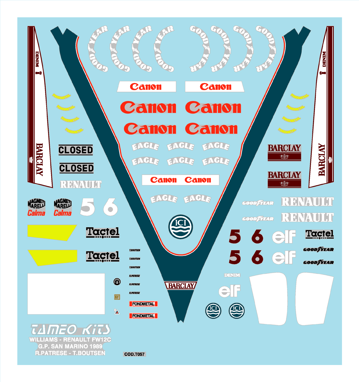 TAMEO Kits TMK 094 kit 1/43 metallo da verniciare