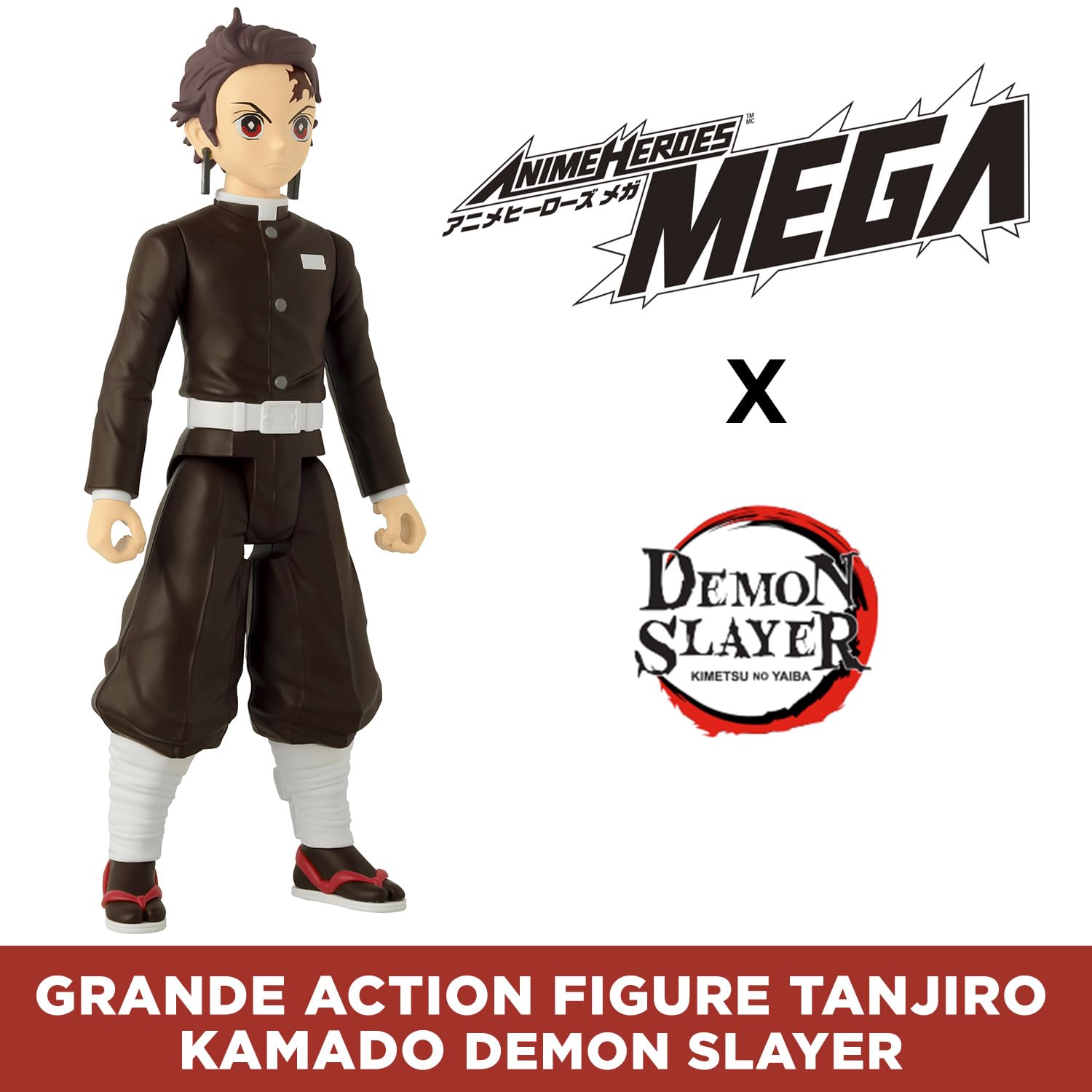 Bandai Anime Heroes Mega action figure Tanjiro 30 cm snodata