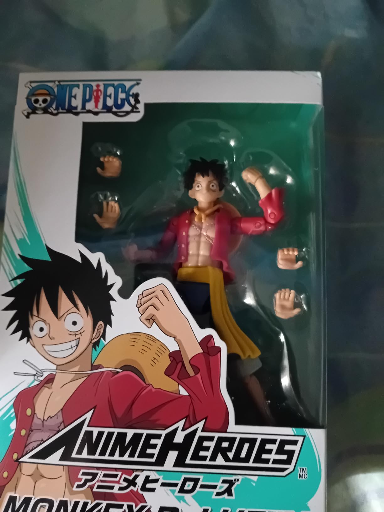 Bandai Anime Heroes Monkey D. Rufy action figure 17 cm articolata