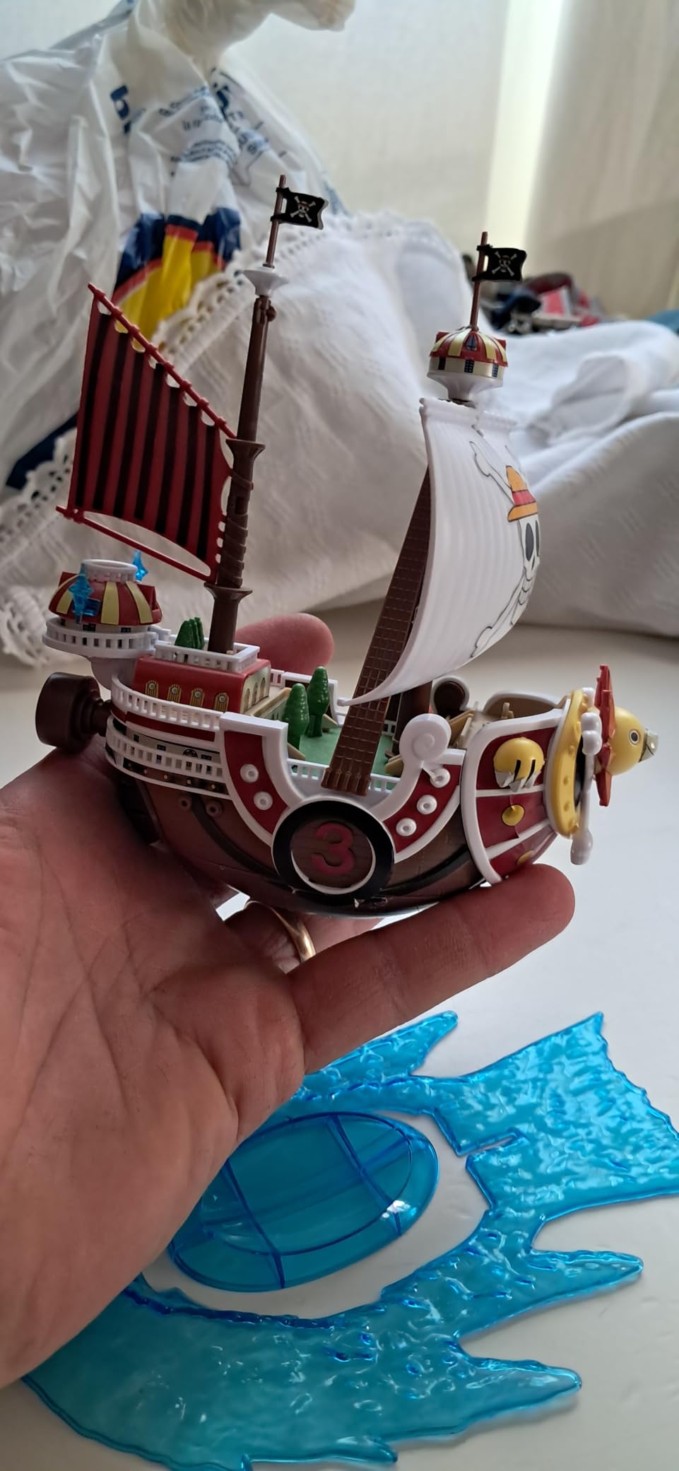 Bandai One Piece Grand Ship Collection Thousand Sunny modello nave 15cm